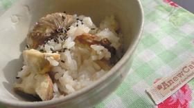 おでんだしde栗おこわ