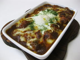 母の味★３日目は焼きカレー！