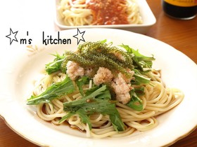 ぷちぷち♪海ぶどうパスタ～