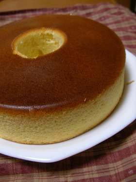 ノンオイル♡はちみつレモンシフォンケーキ