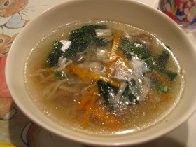 ダイエットスープ③帆立のスープごはん
