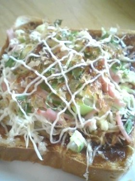 ねこまんま　という名のお好み焼きパン