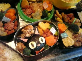 ★簡単遠足キャラ弁♪黒猫のジジ弁当★
