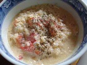 イタリア～～ンな♡和風トマト雑炊