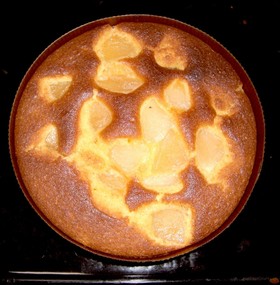 ホットケーキミックス＆煮リンゴのケーキ