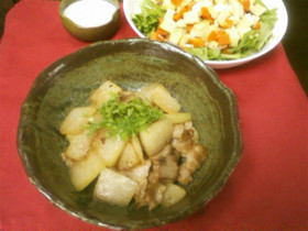 冬瓜と豚肉の炒めもの