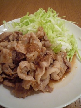 ジューシー！豚のしょうが焼き