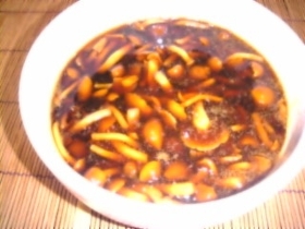 ナメコの醤油煮