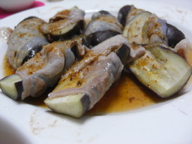 ☆レンジで簡単♪茄子の豚肉巻き☆