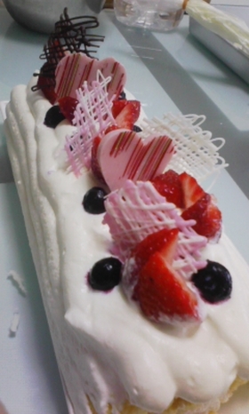 ふんわり米粉ロールケーキ