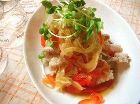 野菜たっぷり♪冷しゃぶサラダ*