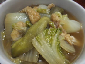 父 絶賛☆茄子と白菜の和風煮