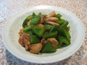 ～簡単！！鶏ピーマン炒め～