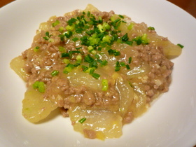 ♡☆柔らかとろーり♪冬瓜の肉味噌炒め