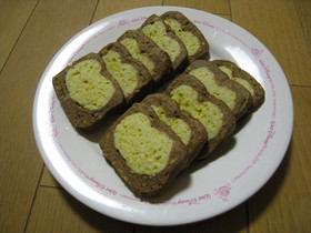 ★さつまいもとココアの簡単ハートクッキー