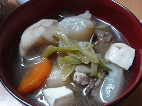 宮城の人も大好き♪山形風いも煮汁♡
