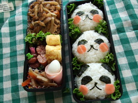 パンダ弁当✿旦那様弁当✿