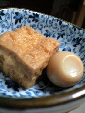 ぱくぱく厚揚げの煮物・しっかり濃い味