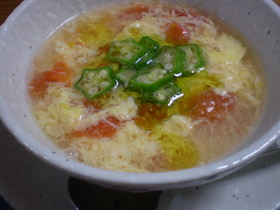 簡単・美味！トマトと卵のスープ
