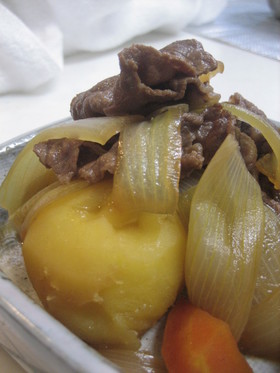 煮くずれナシ★我が家の手抜き★肉じゃが