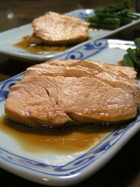 鶏胸肉のしっとりやわらか焼き浸し