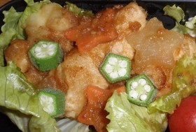 ポテサラ豚でまいちゃった☆焼き肉風味