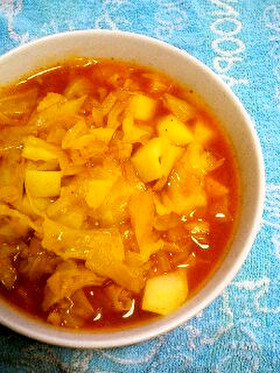ケチャップで♬簡単トマトスープ♥♡