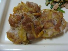 豚こま・じゃがバーグ