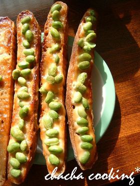 枝豆味噌マヨトースト