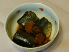 圧力鍋で簡単　おいしいサンマの生姜煮