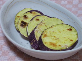 さつまいもの塩まぶし蒸し焼き