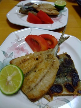秋刀魚のスパイシー焼き