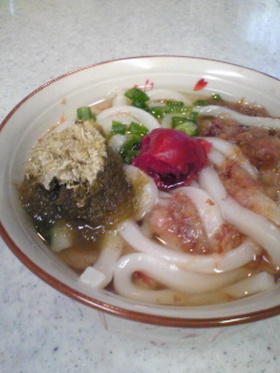 簡単！すぐおいしい梅うどん！