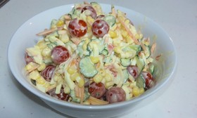 我が家の定番♪マヨたまサラダ