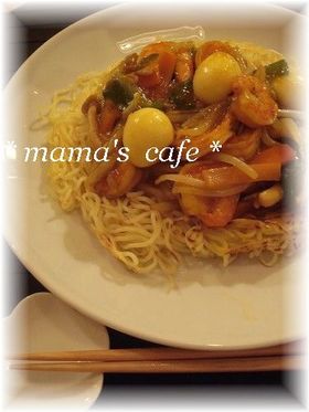 あんかけカレー焼きそば*
