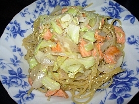 絶品＆簡単！鮭＆キャベツのクリームパスタ