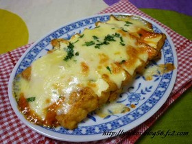 厚揚げ☆オーロラソース DE チーズ焼き