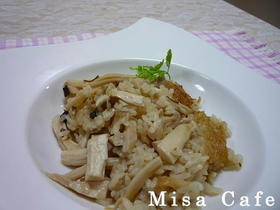 簡単ウマウマ！なんちゃって松茸ご飯