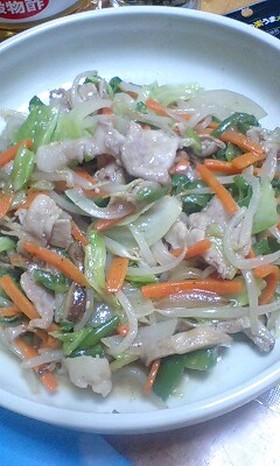 ちゃちゃっと野菜炒め作り