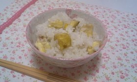 はなまるレシピ＊栗ごはん