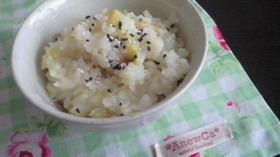 おでんだしde芋おこわ