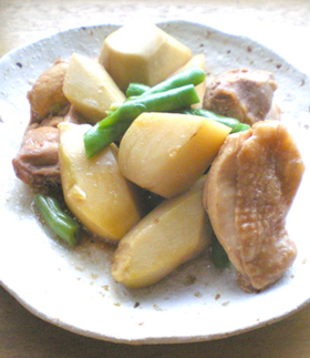 里芋と鶏肉のうま煮
