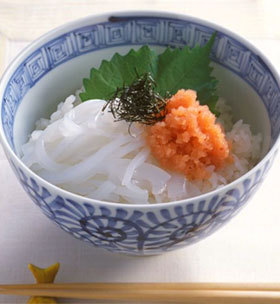 イカと明太子のすし丼