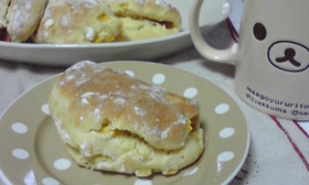 ホットケーキ粉で♪サクもちっパン♪