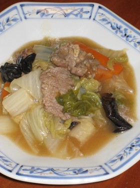 牛肉と白菜のオイスターソース煮込み