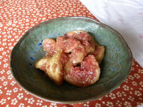 いちじくの胡麻和え