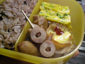 *ドーナツ◎ウインナー*キャラ弁*