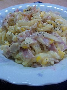 簡単！カルボナーラもどき