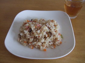 簡単！きのこの洋風チャーハン