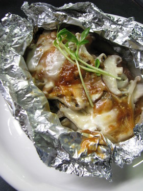 鮭のホイル焼き♪クリーミー味噌チーズ